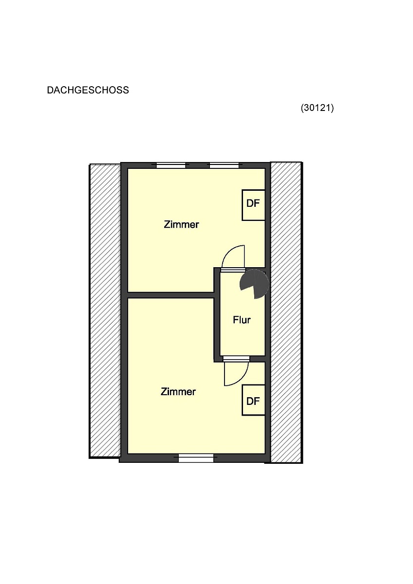 Grundriss Dachgeschoss Zweifamilienhaus Darmstadt-Wixhausen