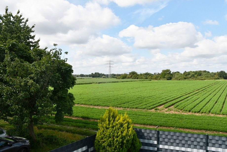 unverbauter Blick vom Balkon Reihenendhaus Weiterstadt-Braunshardt