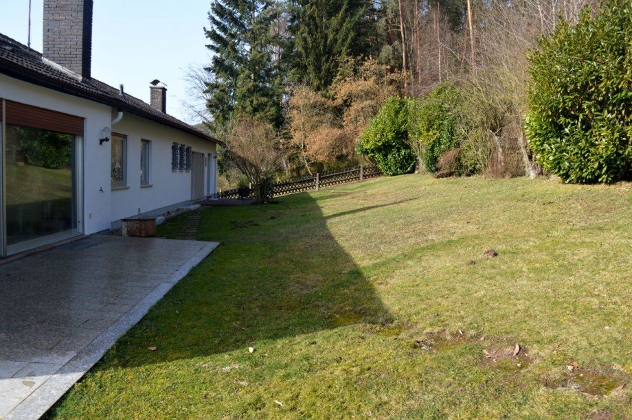 Gartenblick Einfamilienhaus Mossautal