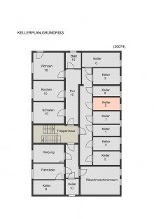 Grundriss Keller **VERKAUFT** Schicke 2- Zimmer-Eigentumswohnung mit Balkon