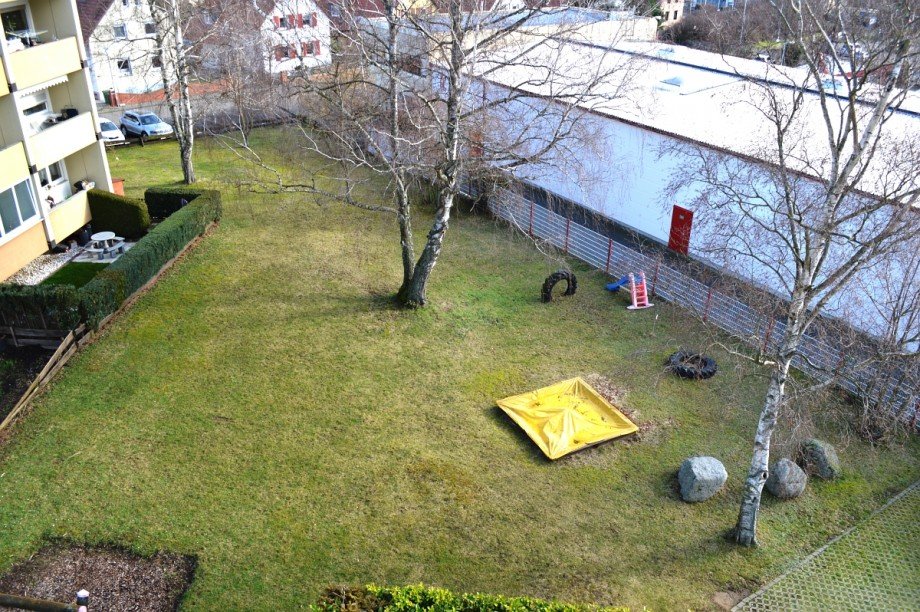 Blick in den Gemeinschaftsgarten Etagenwohnung Gro�-Umstadt