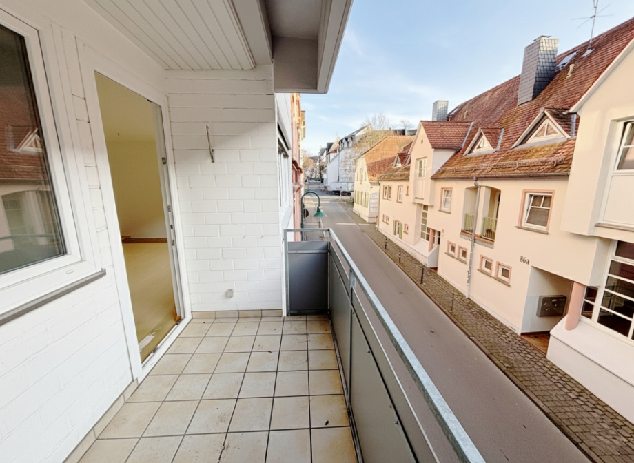 Sonnenbalkon Etagenwohnung Darmstadt