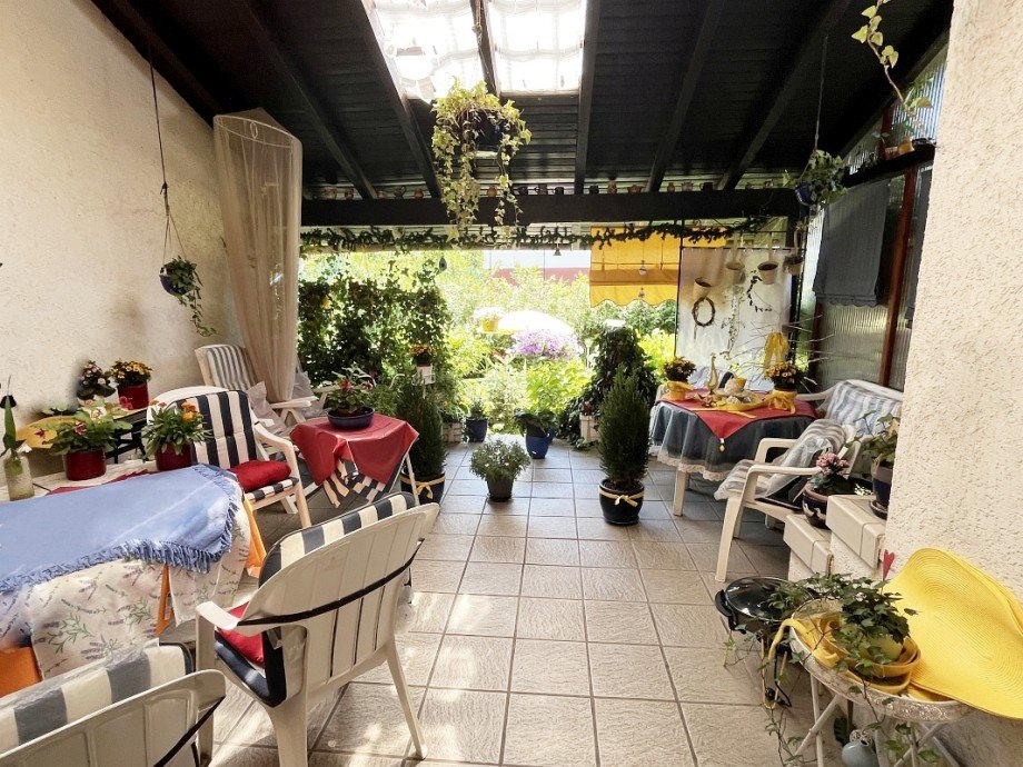7 gro�e �berdachte Terrasse Doppelhaush�lfte Modautal-Brandau