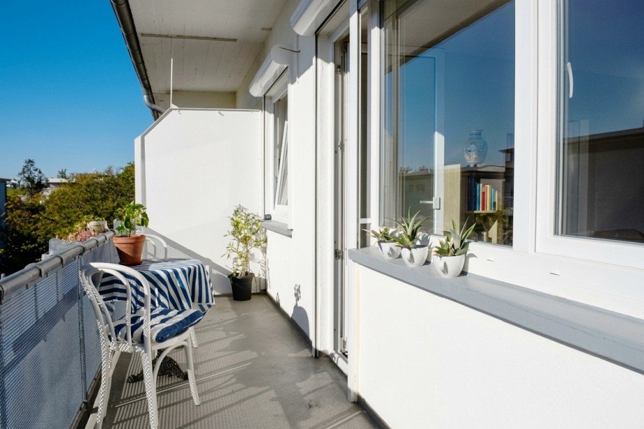 Sonnenbalkon Etagenwohnung Darmstadt