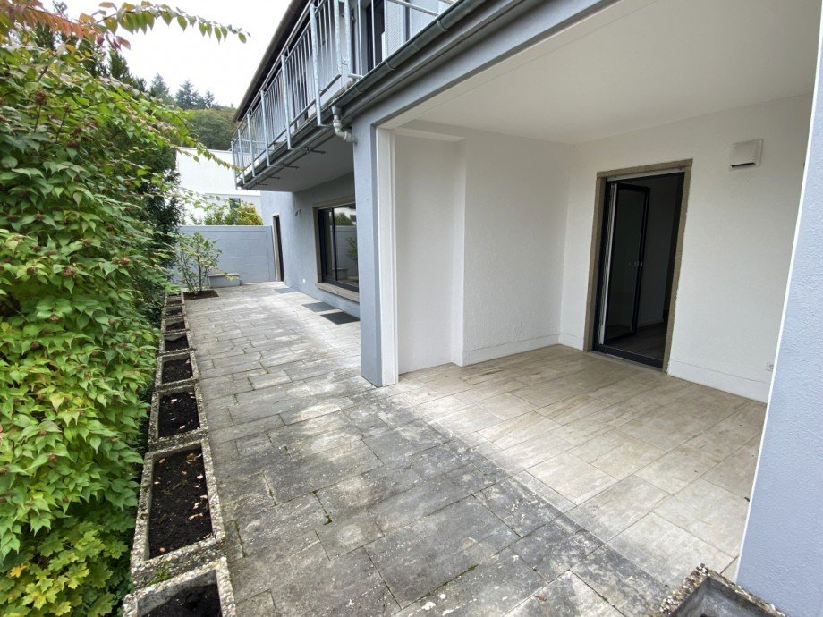 Terrasse mit Loggia Erdgeschosswohnung M�hltal