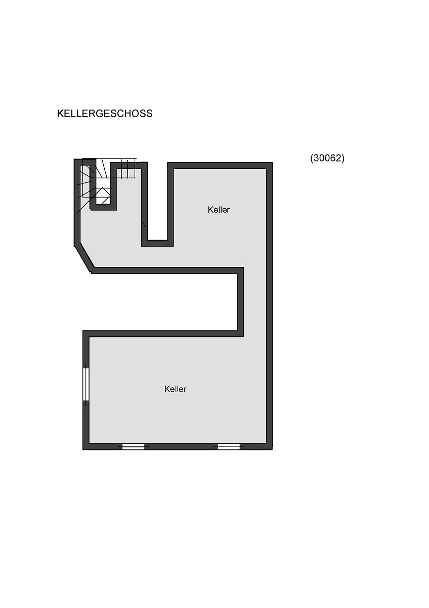 Grundriss Kellergeschoss Zweifamilienhaus Ro�dorf