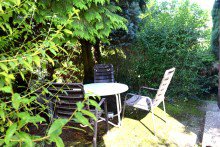 sonnige Terrasse **VERKAUFT** Freistehendes Ein- bis Zweifamilienhaus - idyllisch Wohnen in Modautal-Asbach