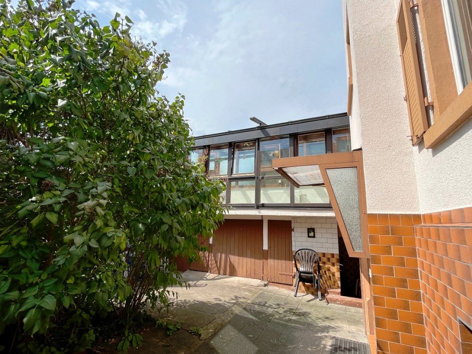 Hoffl�che Hauszugang Einfamilienhaus Weiterstadt