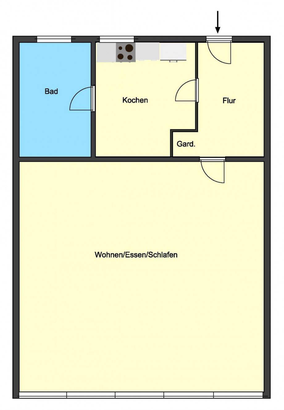 Grundriss Etagenwohnung Darmstadt