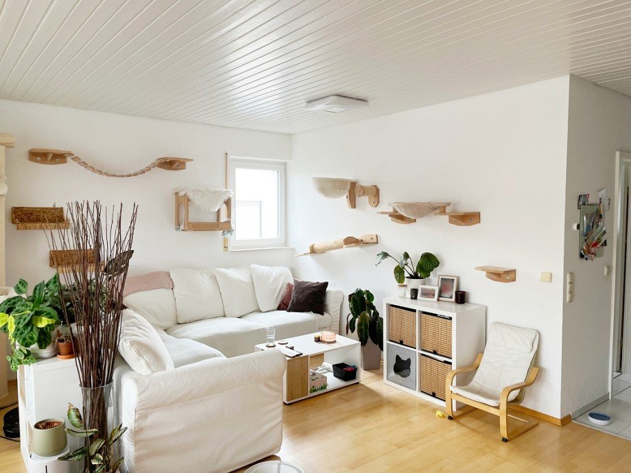 gem�tlicher Sitzbereich Maisonettewohnung Bickenbach