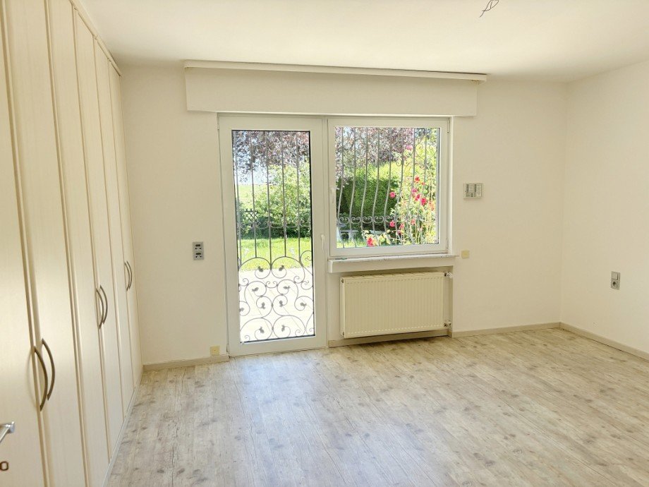 Schlafzimmer mit Einbauschrank Bungalow Messel