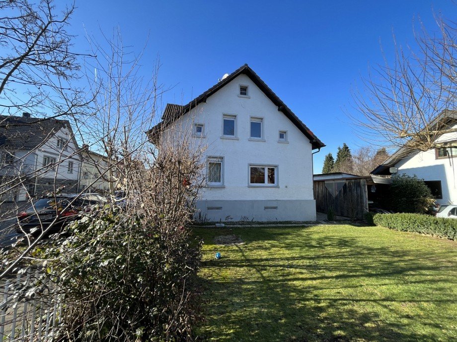 Hausasicht Gartenseite Einfamilienhaus Modautal-Brandau