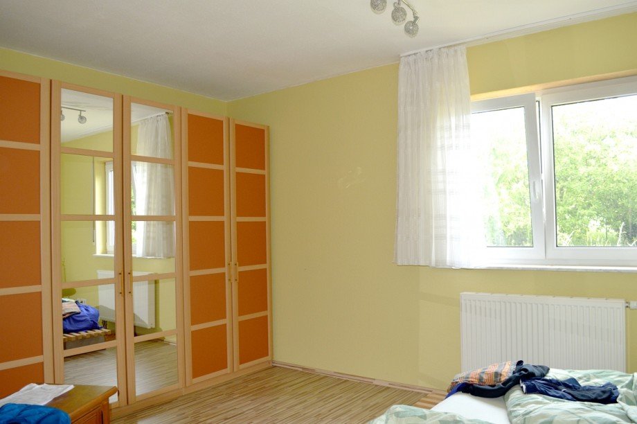 gem�tliches Schlafzimmer Zweifamilienhaus Gro�-Bieberau/Rodau