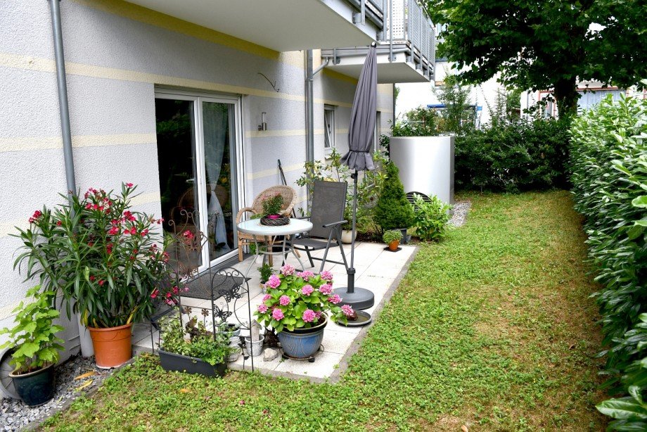 sch�ne Terrasse Erdgeschosswohnung Zwingenberg