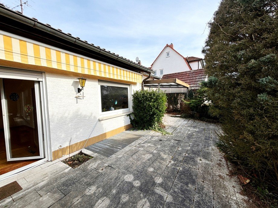Sonnenterrasse mit Markise Haus Darmstadt-Eberstadt