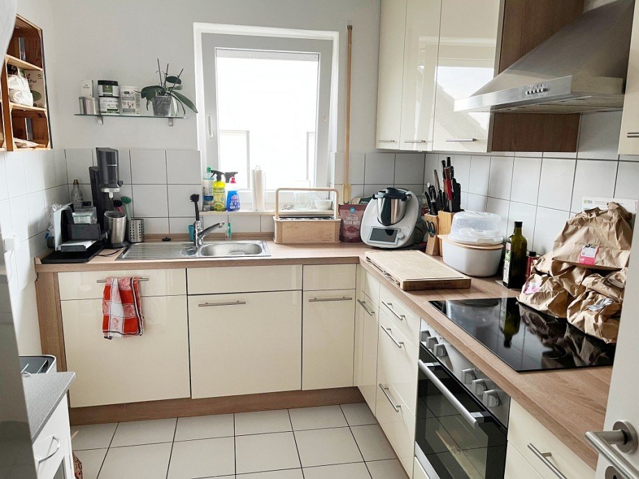 moderne Einbauk�che Maisonettewohnung Bickenbach