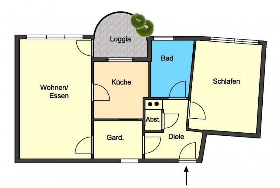 Grundriss Etagenwohnung Erbach