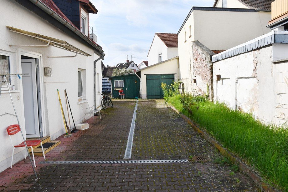 Hoffl�che Einfamilienhaus Darmstadt-Arheilgen