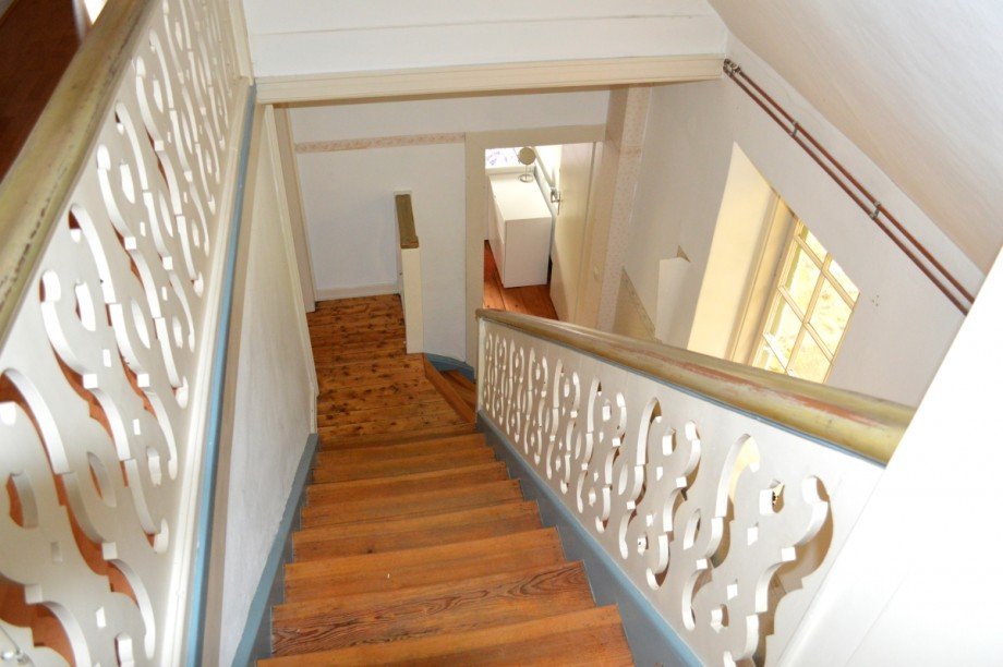 stilvoller Treppenaufgang Haus M�hltal-Trautheim