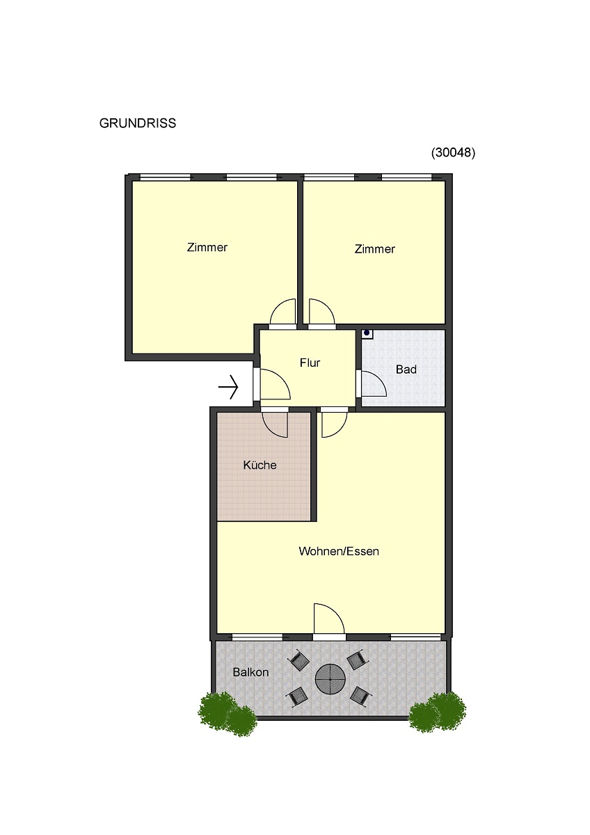17 Grundriss Etagenwohnung Darmstadt