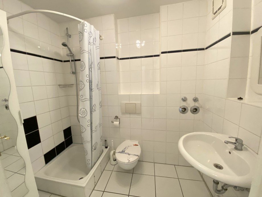 modernes Duschbad Etagenwohnung Darmstadt