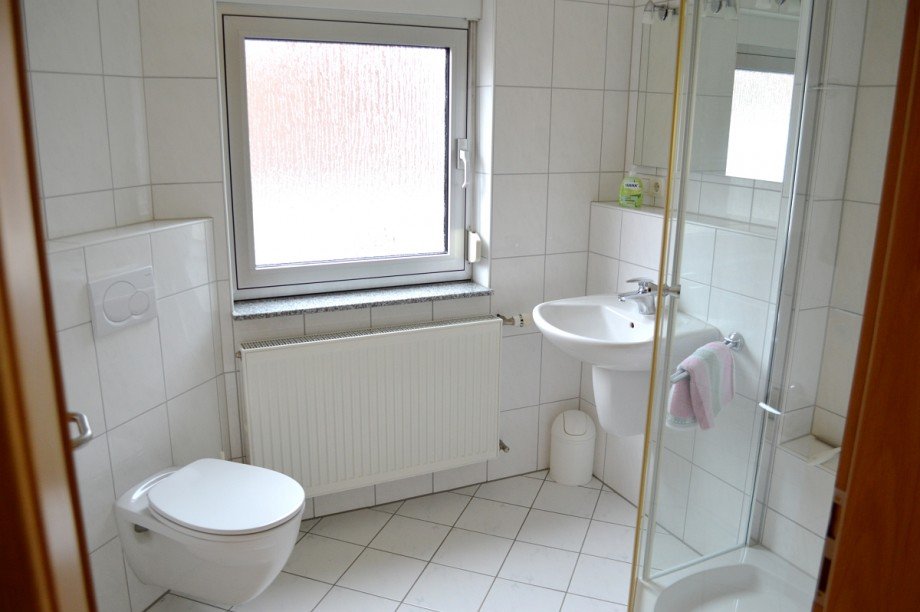modernes Tageslicht-Duschbad Zweifamilienhaus Reinheim