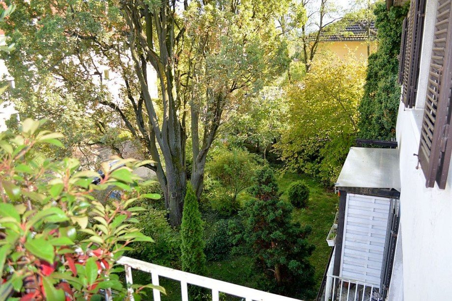 Blick vom Balkon Mehrfamilienhaus Darmstadt