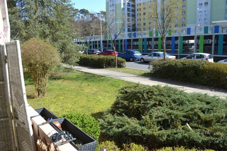 Blick vom Balkon Erdgeschosswohnung Darmstadt-Eberstadt