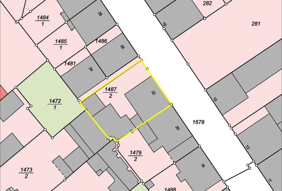 Lageplan Renditeobjekt Darmstadt