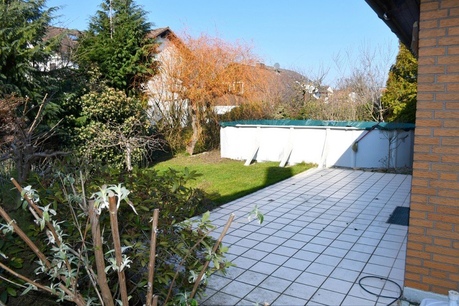 Sonnenterrasse mit Au�enpool Einfamilienhaus Weiterstadt-Gr�fenhausen